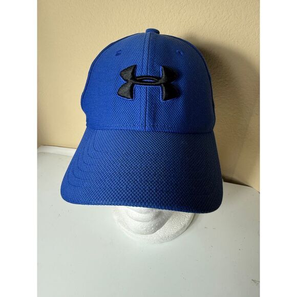 Youth‎ Under Armour Baseball Cap Royal Blue Adjustable Sports Hat Athletic S - Picture 1 of 7